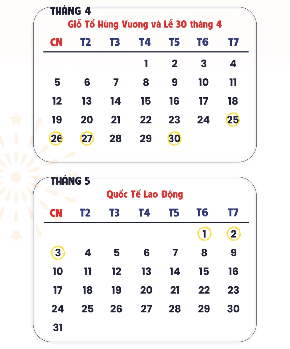 Bộ Nội vụ khẳng định không hoán đổi ngày nghỉ 30 / 4 - 1 / 5 trong năm 2026 Bộ Nội vụ khẳng định không hoán đổi ngày nghỉ 30 / 4 - 1 / 5 trong năm 2026