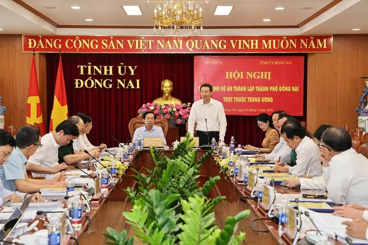 Bộ Nội vụ thẩm định đề án thành lập thành phố Đồng Nai Bộ Nội vụ thẩm định đề án thành lập thành phố Đồng Nai