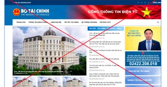 Bộ Tài chính gửi danh sách website giả mạo để xử lý lừa đảo trực tuyến