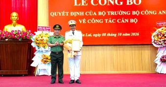 Bộ trưởng Bộ Công an bổ nhiệm, biệt phái Phó Giám đốc Công an tỉnh Gia Lai