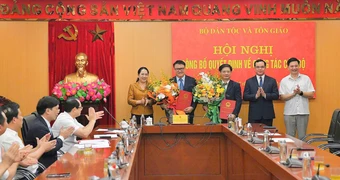 Bộ trưởng Nguyễn Đình Khang chủ trì trao Quyết định điều động, bổ nhiệm cán bộ