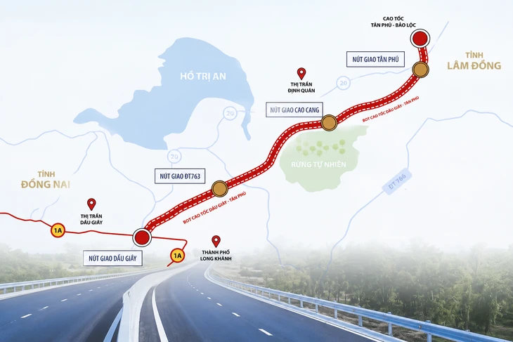 Bộ Xây dựng đề nghị Đồng Nai bàn giao toàn bộ mặt bằng đường cao tốc Dầu Giây - Tân Phú trước 30-6 Bộ Xây dựng đề nghị Đồng Nai bàn giao toàn bộ mặt bằng đường cao tốc Dầu Giây - Tân Phú trước 30-6