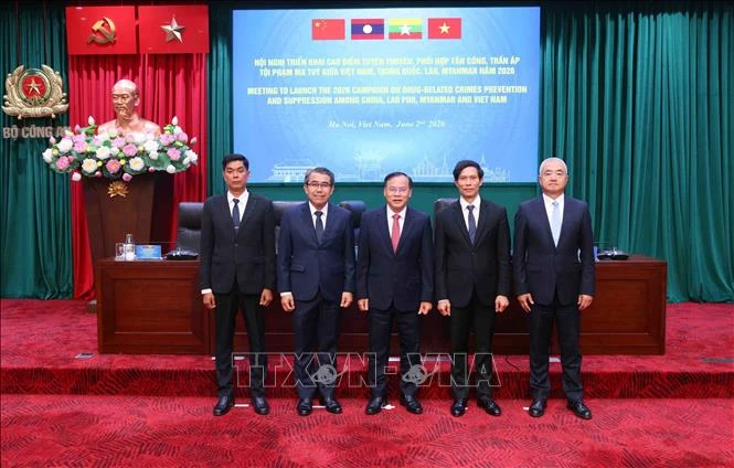 Bốn quốc gia phối hợp tấn công trấn áp tội phạm ma túy