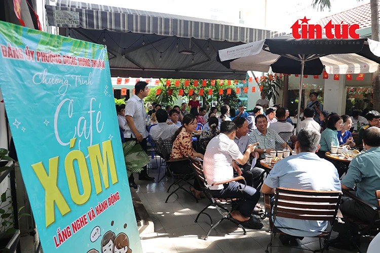 'Cà phê xóm' - cầu nối giữa chính quyền và nhân dân 'Cà phê xóm' - cầu nối giữa chính quyền và nhân dân