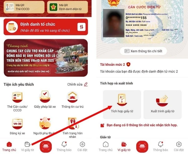 Cách tích hợp hộ chiếu vào ứng dụng VNeID mà người dân nên làm càng sớm càng tốt Cách tích hợp hộ chiếu vào ứng dụng VNeID mà người dân nên làm càng sớm càng tốt