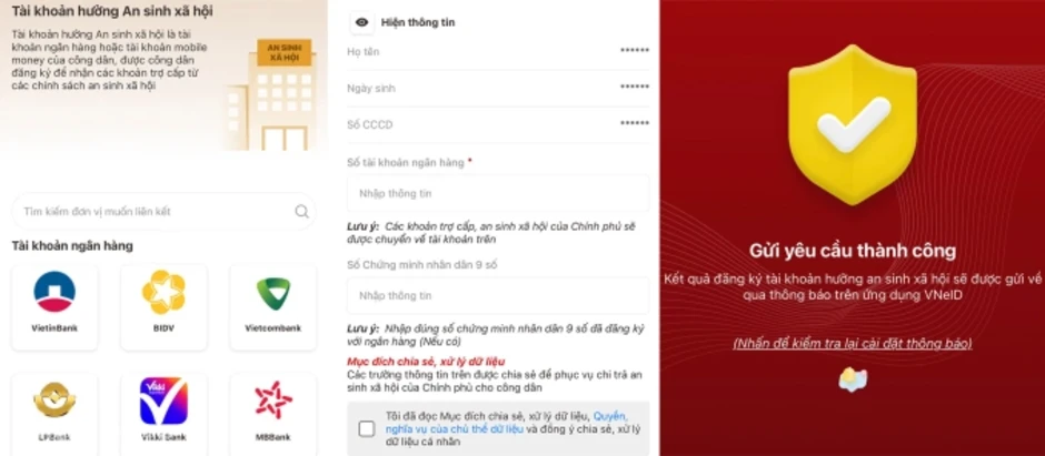 Cách tích hợp hưởng an sinh xã hội trên VNeID