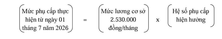 Cách tính lương và phụ cấp theo lương cơ sở mới từ 1 - 7 - 2026 Cách tính lương và phụ cấp theo lương cơ sở mới từ 1 - 7 - 2026