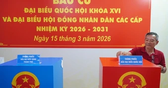 Cận cảnh buổi bầu cử thử nghiệm tại phường Diên Hồng, TPHCM