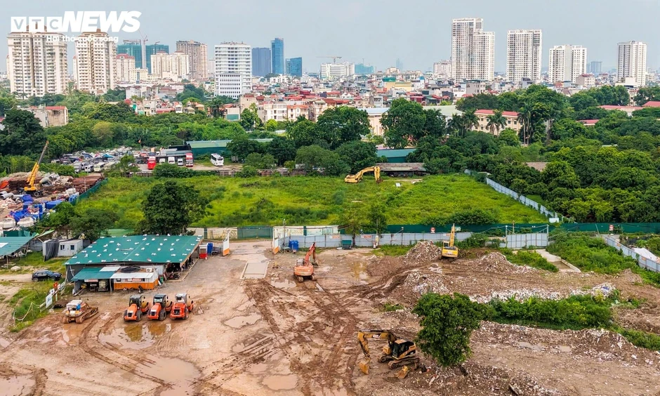 Cận cảnh khu vực xây depot rộng hơn 11 ha của tuyến metro gần 36.000 tỷ đồng ở Hà Nội Cận cảnh khu vực xây depot rộng hơn 11 ha của tuyến metro gần 36.000 tỷ đồng ở Hà Nội