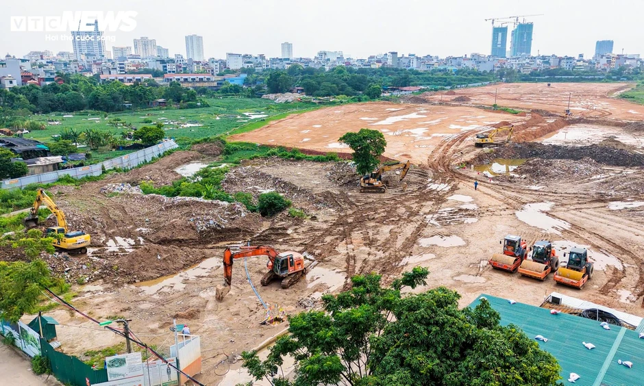Cận cảnh khu vực xây depot rộng hơn 11 ha của tuyến metro gần 36.000 tỷ đồng ở Hà Nội Cận cảnh khu vực xây depot rộng hơn 11 ha của tuyến metro gần 36.000 tỷ đồng ở Hà Nội