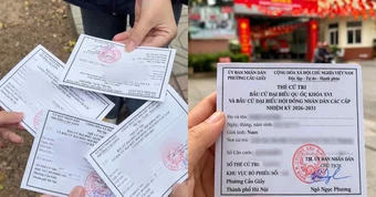 Cảnh báo tất cả người dân đi bầu cử đăng ảnh thẻ cử tri lên mạng xã hội cần chú ý