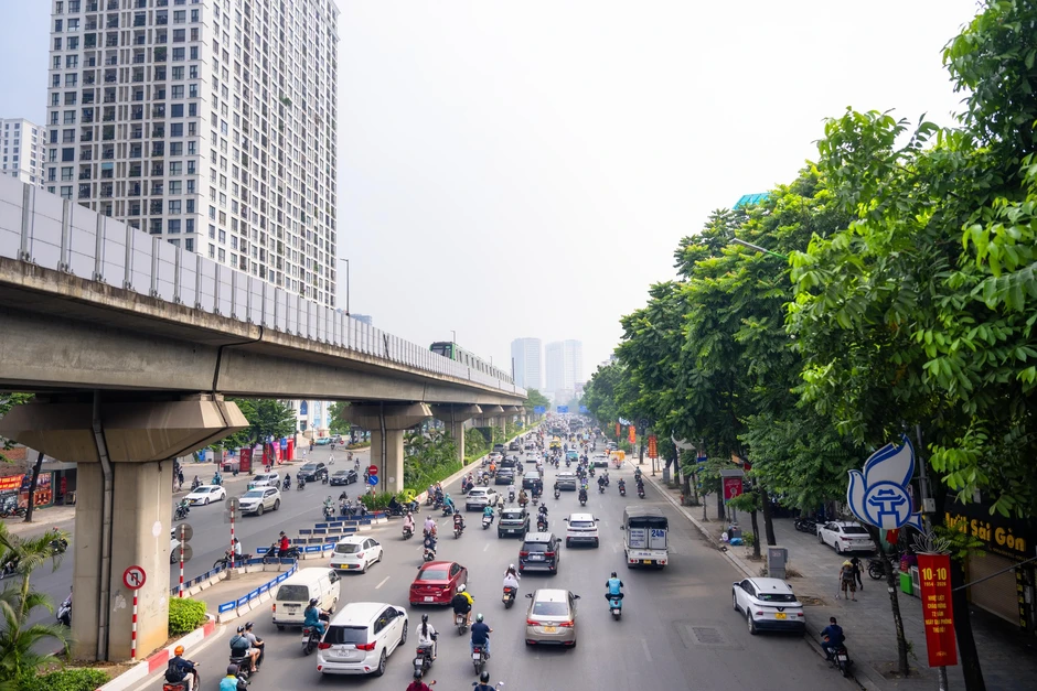 Cảnh tượng giao thông Hà Nội thông thoáng hơn Sau thông xe Vành đai 2 , 5 Cảnh tượng giao thông Hà Nội thông thoáng hơn Sau thông xe Vành đai 2 , 5