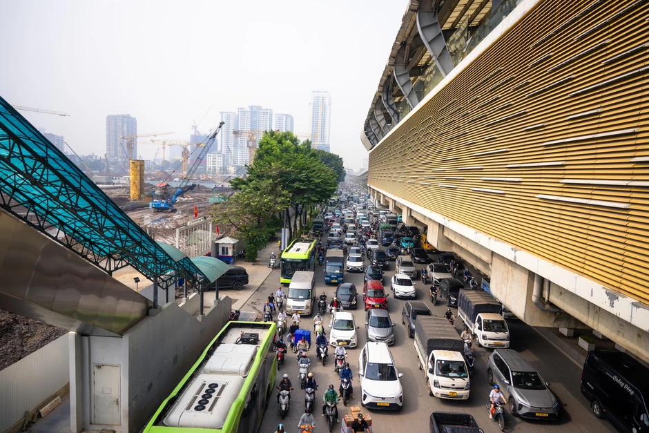 Cảnh tượng giao thông Hà Nội thông thoáng hơn Sau thông xe Vành đai 2 , 5 Cảnh tượng giao thông Hà Nội thông thoáng hơn Sau thông xe Vành đai 2 , 5