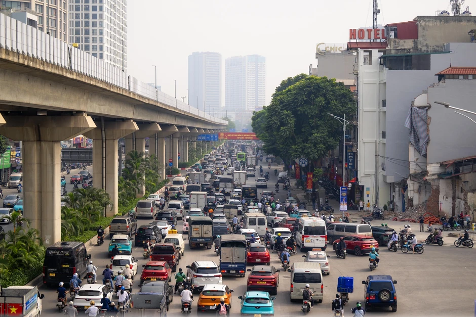 Cảnh tượng giao thông Hà Nội thông thoáng hơn Sau thông xe Vành đai 2 , 5 Cảnh tượng giao thông Hà Nội thông thoáng hơn Sau thông xe Vành đai 2 , 5
