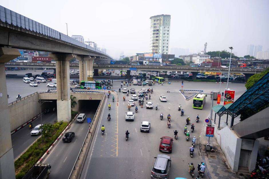Cảnh tượng giao thông Hà Nội thông thoáng hơn Sau thông xe Vành đai 2 , 5 Cảnh tượng giao thông Hà Nội thông thoáng hơn Sau thông xe Vành đai 2 , 5
