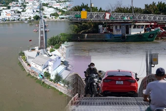 Cầu sắt hơn 50 tuổi nối TP.HCM - Tây Ninh xuống cấp, nằm chờ ngày xây mới