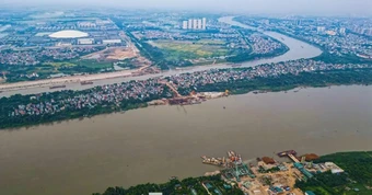 Cầu Tứ Liên và Trần Hưng Đạo nguy cơ bị ảnh hưởng tiến độ do 'vướng' quy định về đê điều