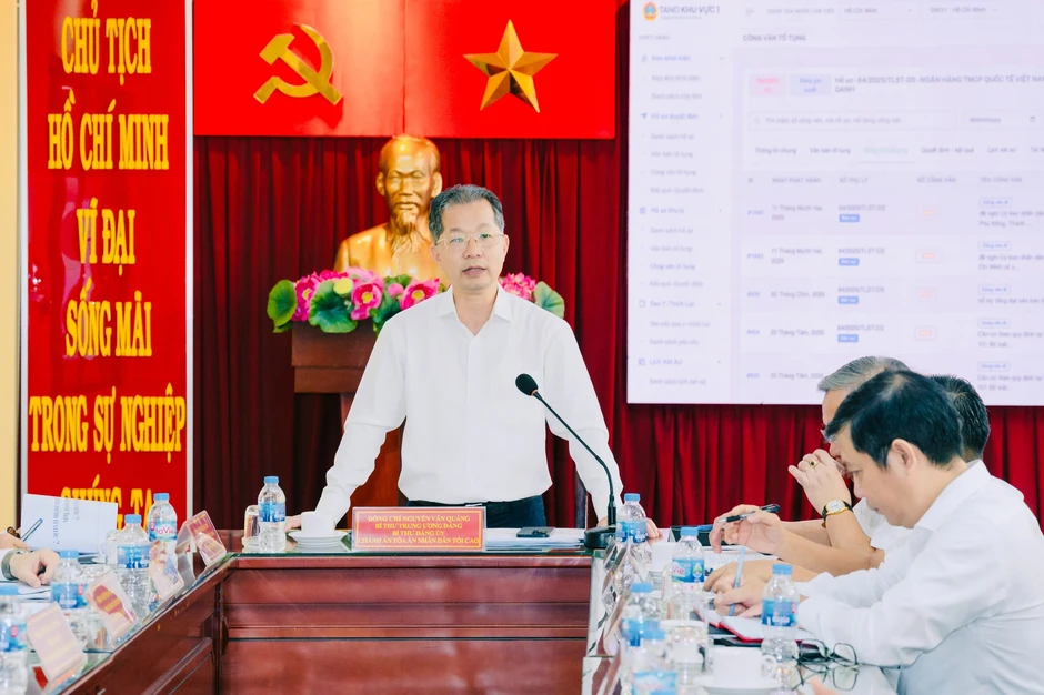 Chánh án TAND tối cao: Từ 1.5, nhân rộng mô hình tòa án điện tử tại TP.HCM Chánh án TAND tối cao: Từ 1.5, nhân rộng mô hình tòa án điện tử tại TP.HCM