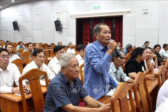 Chánh án Tòa án nhân dân tối cao tiếp xúc cử tri tại Lâm Đồng