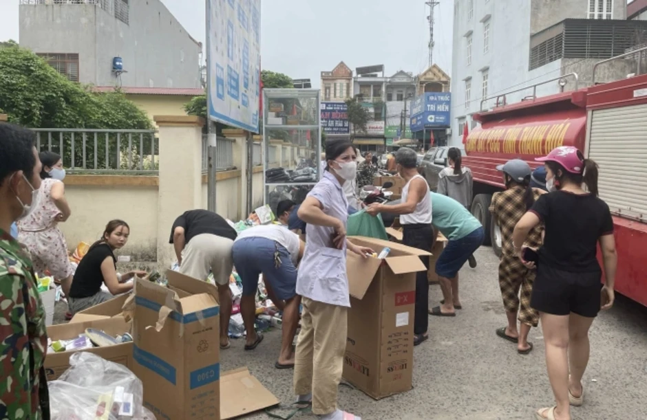 Cháy bệnh viện ở Thanh Hoá
