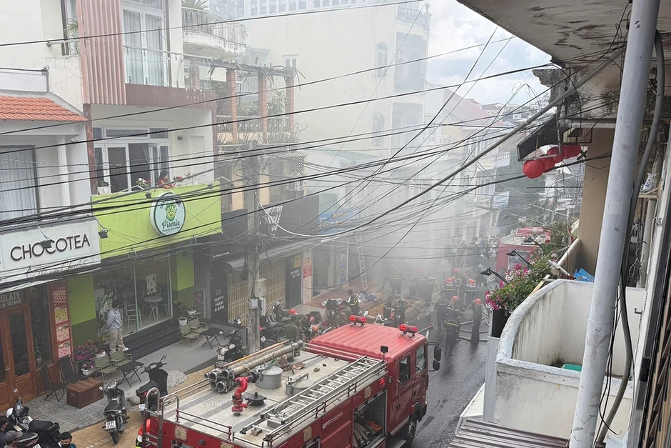 Cháy nhà ở trung tâm Đà Lạt, một người chết Cháy nhà ở trung tâm Đà Lạt, một người chết
