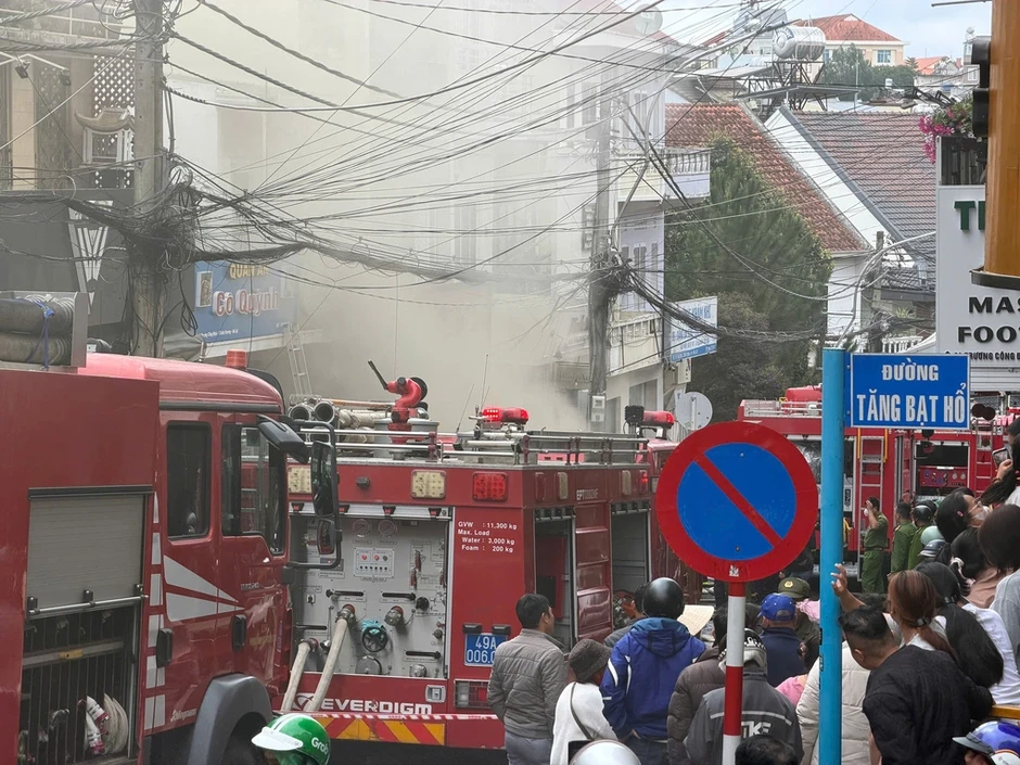 Cháy nhà ở trung tâm Đà Lạt, một người chết Cháy nhà ở trung tâm Đà Lạt, một người chết