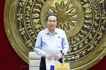 Chủ tịch Quốc hội làm việc với Thường trực Ủy ban Quốc phòng, An ninh và Đối ngoại của Quốc hội