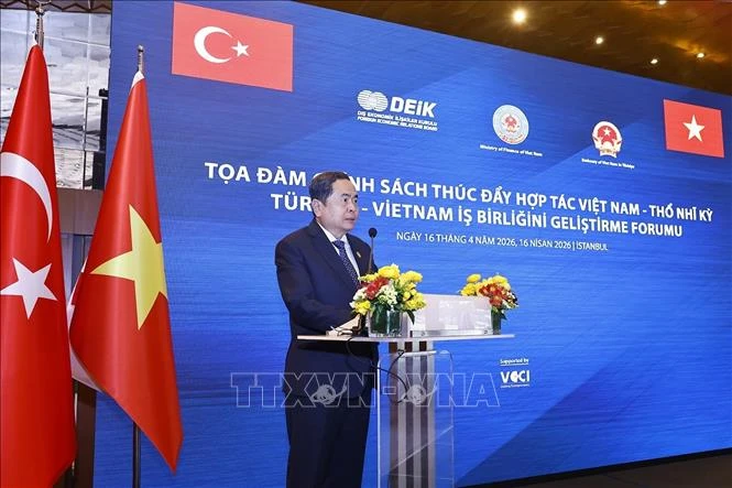 Chủ tịch Quốc hội Trần Thanh Mẫn dự Tọa đàm chính sách thúc đẩy hợp tác Việt Nam - Thổ Nhĩ Kỳ Chủ tịch Quốc hội Trần Thanh Mẫn dự Tọa đàm chính sách thúc đẩy hợp tác Việt Nam - Thổ Nhĩ Kỳ