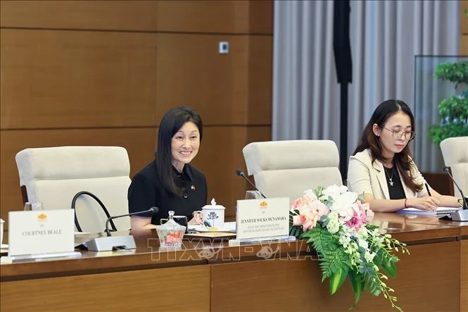 Chủ tịch Quốc hội Trần Thanh Mẫn tiếp Đại sứ Hoa Kỳ Chủ tịch Quốc hội Trần Thanh Mẫn tiếp Đại sứ Hoa Kỳ