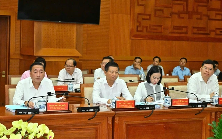 Chủ tịch Quốc hội Trần Thanh Mẫn: Trung ương tiếp tục tin tưởng giao việc lớn, việc khó cho TP.HCM Chủ tịch Quốc hội Trần Thanh Mẫn: Trung ương tiếp tục tin tưởng giao việc lớn, việc khó cho TP.HCM