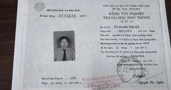 Chủ tịch Uỷ ban MTTQ xã ở Quảng Trị học cấp 3 khi chưa tốt nghiệp cấp 2?
