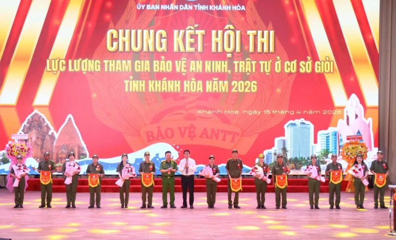 Chung kết Hội thi lực lượng tham gia bảo vệ ANTT ở cơ sở giỏi tỉnh Khánh Hòa năm 2026 Chung kết Hội thi lực lượng tham gia bảo vệ ANTT ở cơ sở giỏi tỉnh Khánh Hòa năm 2026
