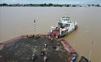 Chuyển nguyên trạng Cụm phà Vàm Cống về UBND tỉnh Vĩnh Long quản lý