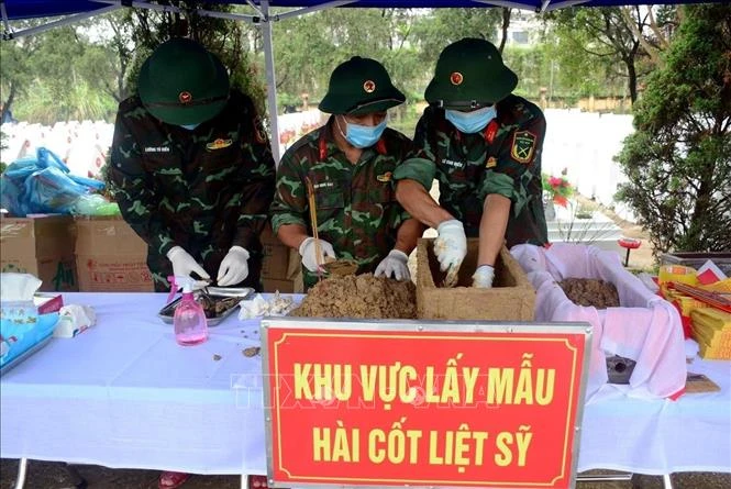 Cố gắng lấy mẫu hài cốt liệt sĩ xong trước thời hạn, đảm bảo chính xác và tôn nghiêm