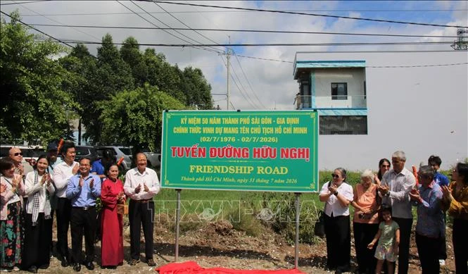 Con đường mang tên Mẹ Việt Nam Anh hùng chính thức thành ‘Tuyến đường hữu nghị’