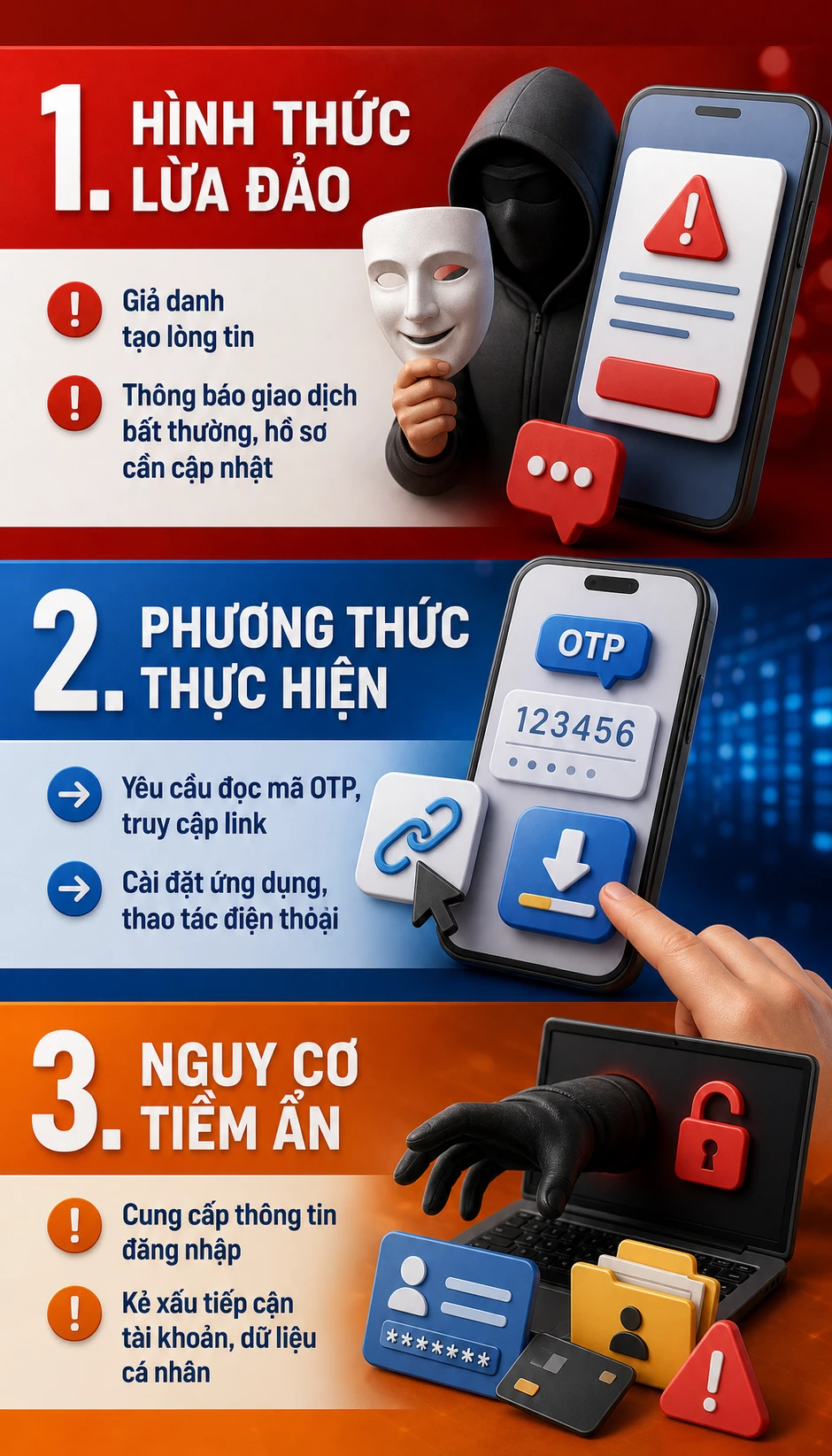 Công an cảnh báo người dùng tài khoản ngân hàng chú ý khi nhận cuộc gọi như sau Công an cảnh báo người dùng tài khoản ngân hàng chú ý khi nhận cuộc gọi như sau