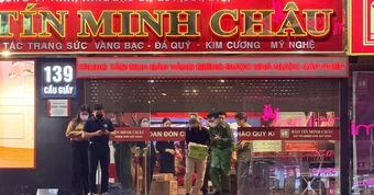 Công an chưa nhận được khiếu nại về mua vàng theo giấy hẹn tại Bảo Tín Minh Châu