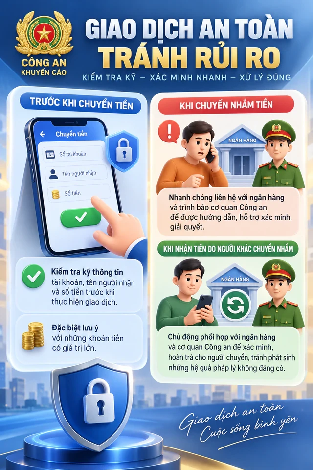 Công an điều tra giao dịch chuyển khoản 1,62 tỷ đồng vào tài khoản nữ giáo viên Công an điều tra giao dịch chuyển khoản 1,62 tỷ đồng vào tài khoản nữ giáo viên