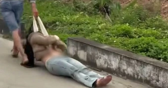 Công an Hải Phòng xác minh clip cô gái bị người đàn ông kéo lê trên đường