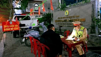 Công an Ninh Bình tăng cường đảm bảo trật tự an toàn giao thông phục vụ bầu cử