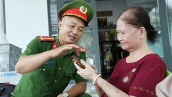 Công an phường “cửa ngõ” tỉnh An Giang ứng dụng Zalo trong phòng, chống tội phạm