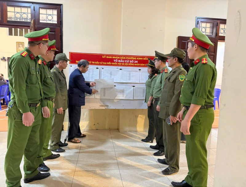 Công an tỉnh Bắc Ninh siết chặt an ninh, trật tự, sẵn sàng cho ngày bầu cử Công an tỉnh Bắc Ninh siết chặt an ninh, trật tự, sẵn sàng cho ngày bầu cử