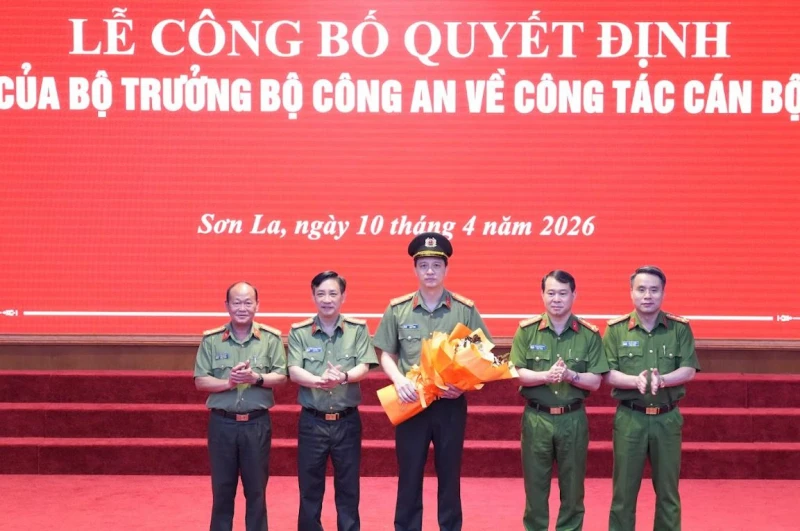 Công an tỉnh Sơn La có tân Phó Giám đốc Công an tỉnh Sơn La có tân Phó Giám đốc