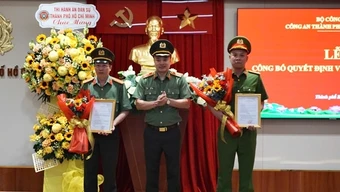 Công an TP Hồ Chí Minh có tân Thủ trưởng Cơ quan An ninh điều tra và Cơ quan Cảnh sát điều tra