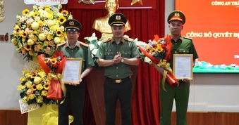 Công an TP.HCM có 2 thủ trưởng cơ quan điều tra mới