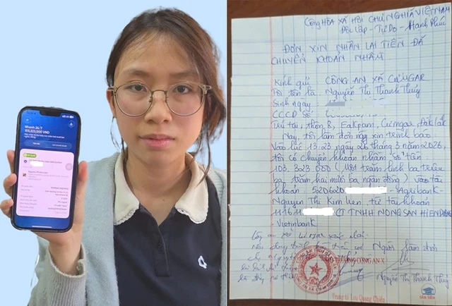 Công an xác minh các giao dịch chuyển khoản từ 6 triệu đến 103 triệu đồng của người dân Công an xác minh các giao dịch chuyển khoản từ 6 triệu đến 103 triệu đồng của người dân