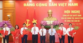 Công bố 5 quyết định mới của Bộ Chính trị về công tác cán bộ năm 2026