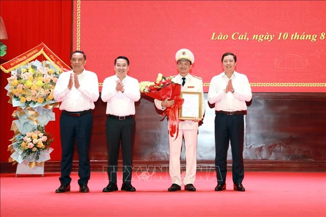 Công bố quyết định bổ nhiệm Giám đốc Công an tỉnh Lào Cai