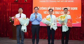 Công bố quyết định công tác cán bộ tại đảng ủy TPHCM năm 2026