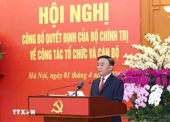 Công bố quyết định của Bộ Chính trị về công tác tổ chức, cán bộ 3 cơ quan báo chí TTXVN, VTV, TinVina